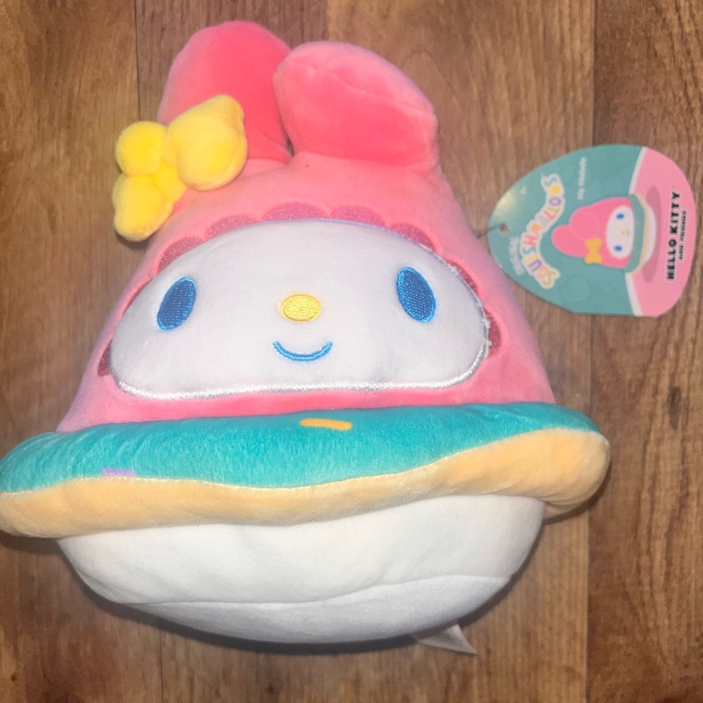 My Melody Sanrio Pink and White Plush